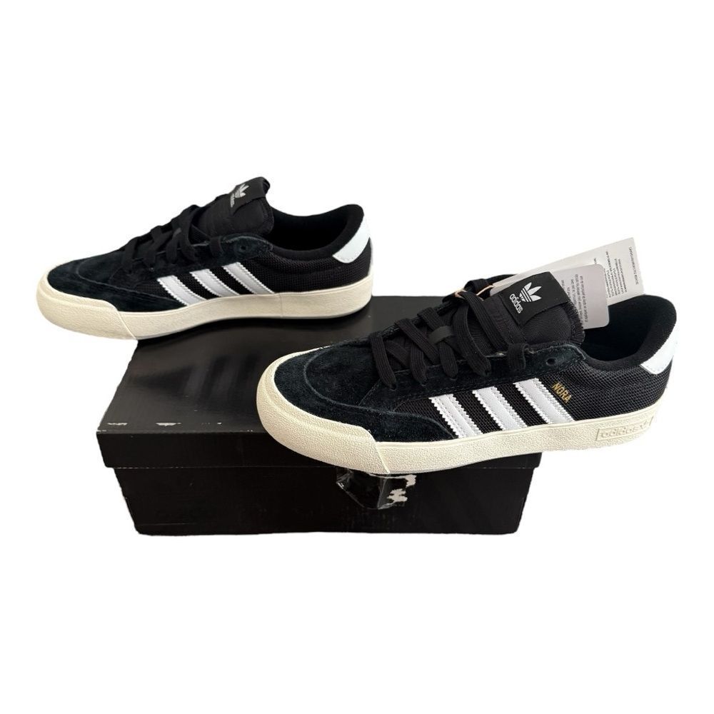 Adidas Nora Core Black White Skate Shoes NWT Men 4 Women 5 - Picture 4 of 13